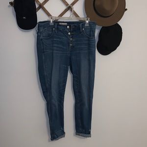 Madewell slim straight jeans